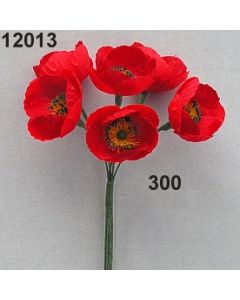 Mohnblume klein / rot / 12013.300