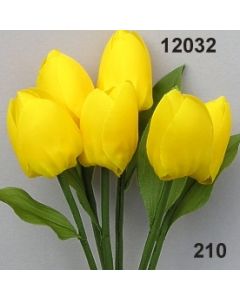 Tulpe mit Blatt / goldgelb / 12032.210