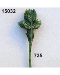 Rosenlaub x3 klein - dunkelgrün - 15032.735
