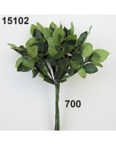Seidenrosenlaub mini x10 - grün - 15102.700