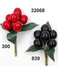 Kirschen-Pick x6 Früchte und 3 Blätter - 32068