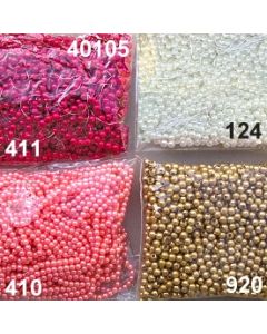 Wachsperlen - Metallperlen Acryl 5 mm - 40105