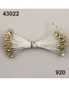 Staubgefäße flacher Kopf 2 mm - gold - 43022.920