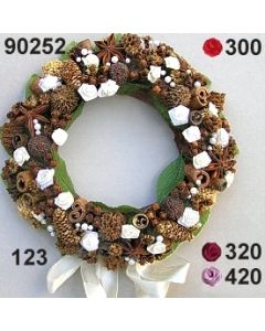Rosen-Gewürz-Kranz groß  - 90252