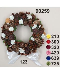 Rosen-Gewürz-Kranz mittel - 90259