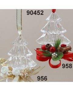 Acryl-Tanne weihnachtlich dekoriert - 90452