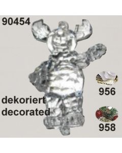 Acryl-Elch weihnachtlich dekoriert - 90454