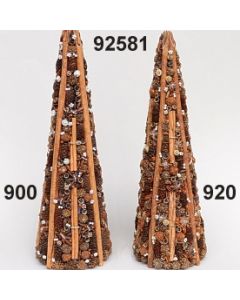 Gewürz Kegel Weihnachtsbaum Sisi XL - Farbe gold - 92581.920
