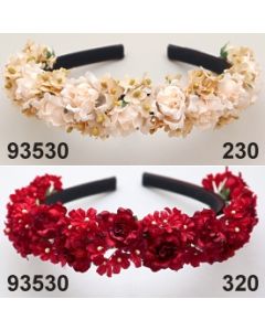 Rosen-Vergissmeinnicht Haarreif  - 93530