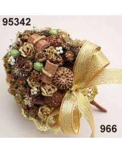 Rosen-Sternanis-Bouquet - gold-grün - 95342.966