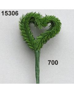 Gras-Herz asymmetrisch / grün / 15306.700