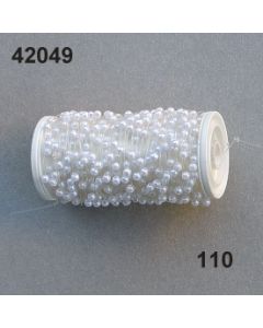 Perlen-Schnur / weiß / 42049.110