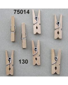 Holz-Klammern mini / natur / 75014.130